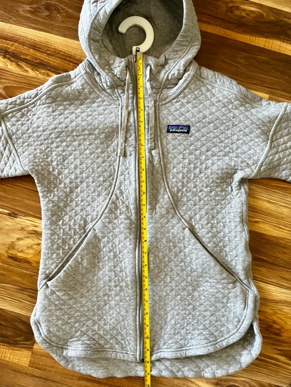 Patagonic Women Organic Cotton Quilt Zip Hoodie EUC - Picture 5 of 6